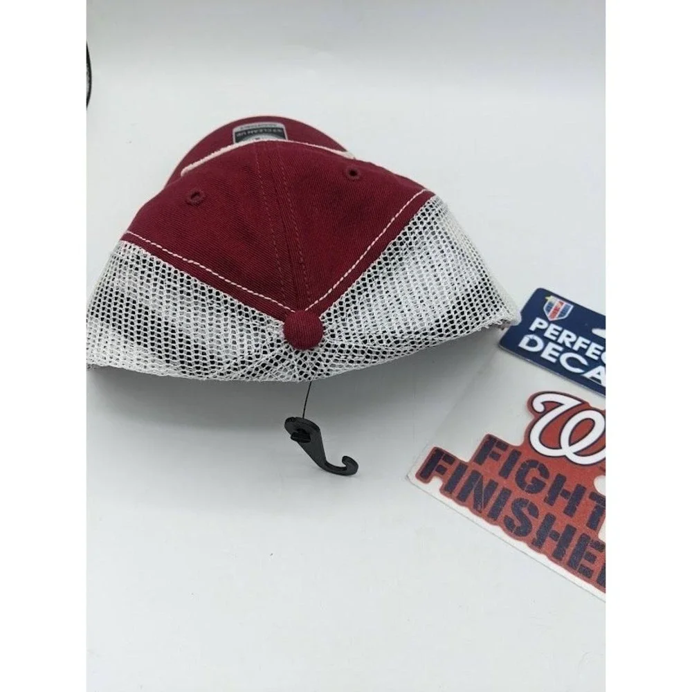 Washington Nationals MLB 47'‎ Snap Back Trucker Hat w/ Sticker Decal NEW